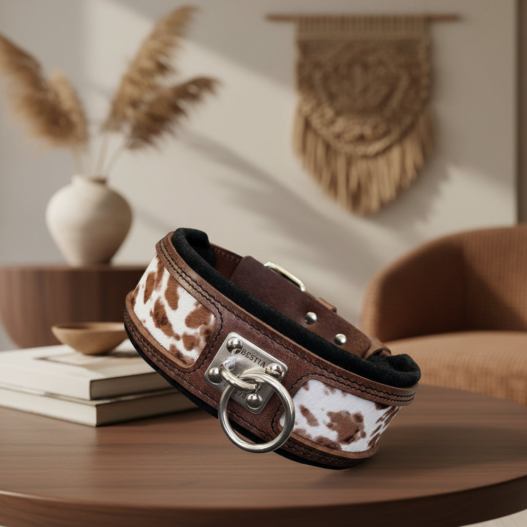 Išskirtinis odinis antkaklis "Buffalo" LIMITED