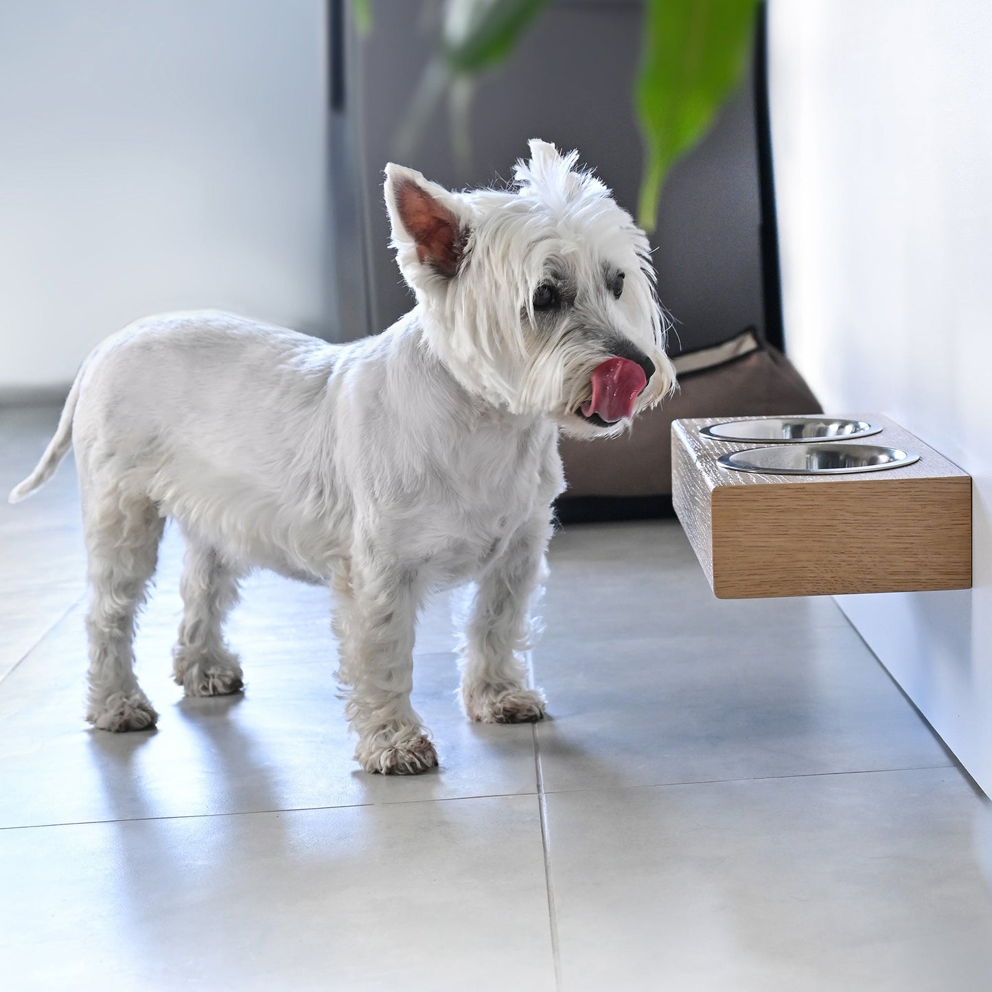 Wooden Elevated Dog Bowl Stand, 3 Sizes for Dogs and Cats-5