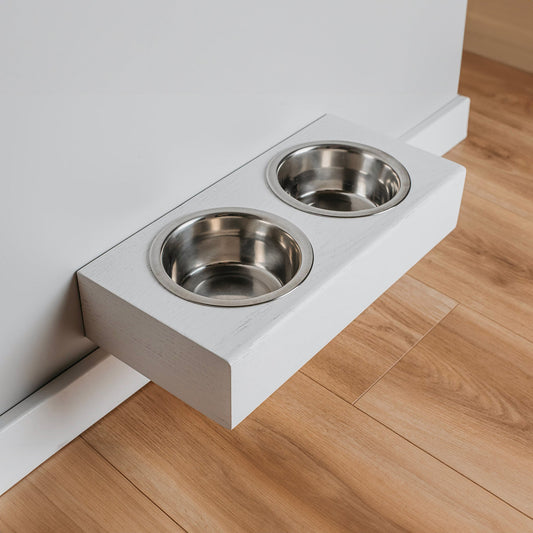 Wooden Elevated Dog Bowl Stand, 3 Sizes for Dogs and Cats-1