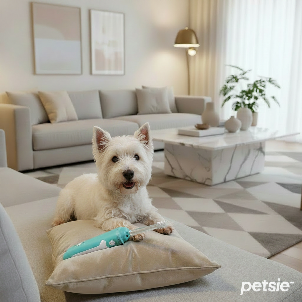 Petsie dantų šepetėlis (M dydis)