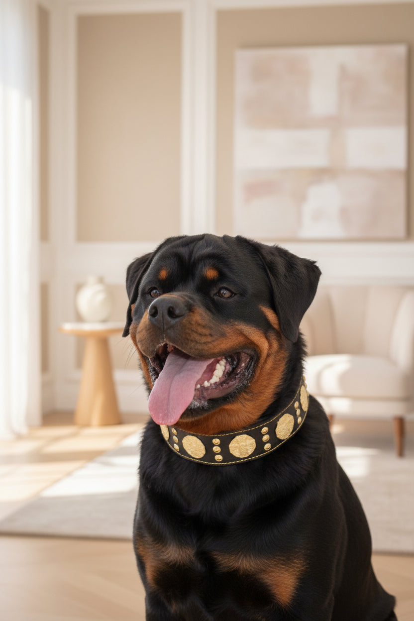 Bestia odinis antkaklis "Maximus" , juodas